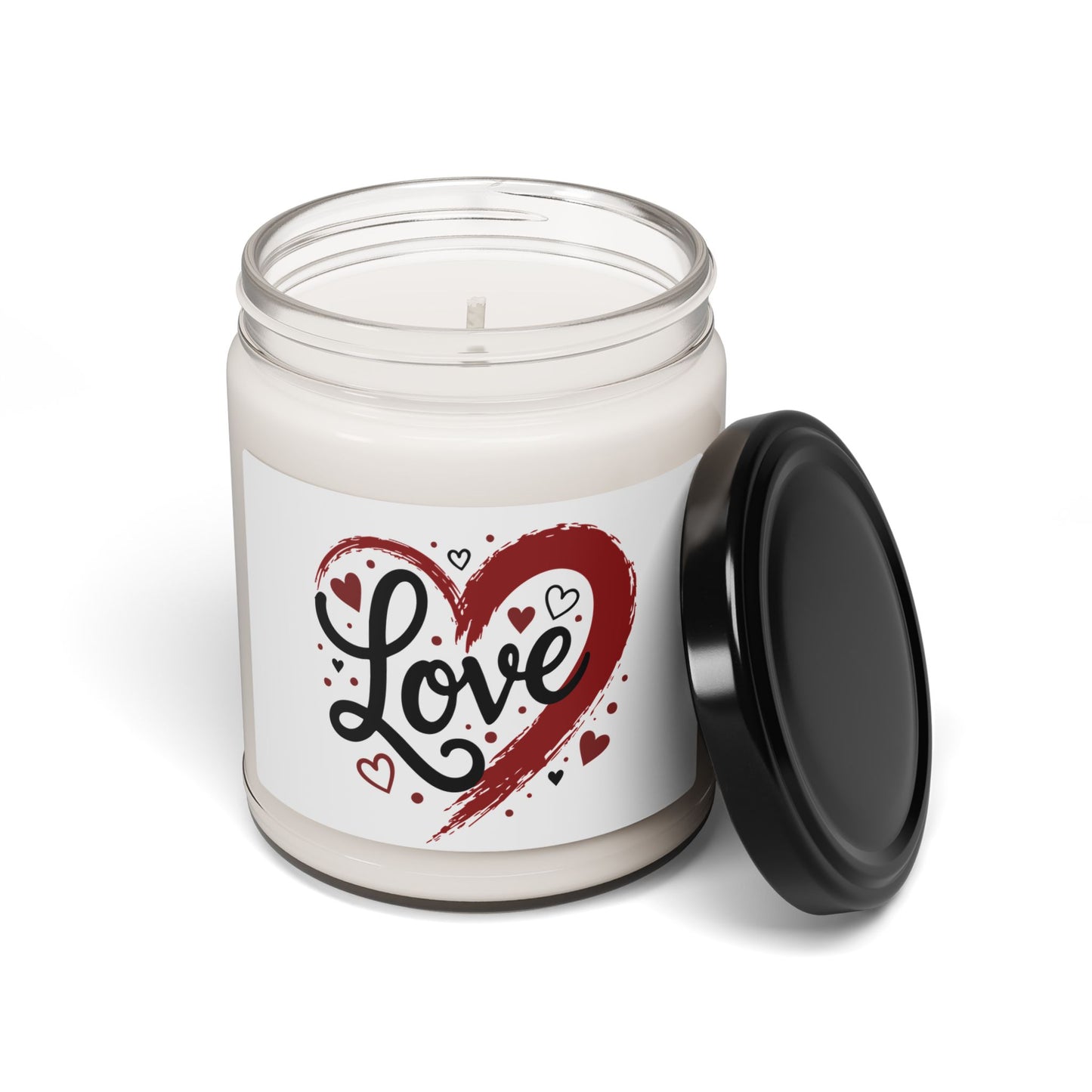 Love Heart Soy Candle — 9oz Scented Candle for Valentine’s & Romantic Gifts