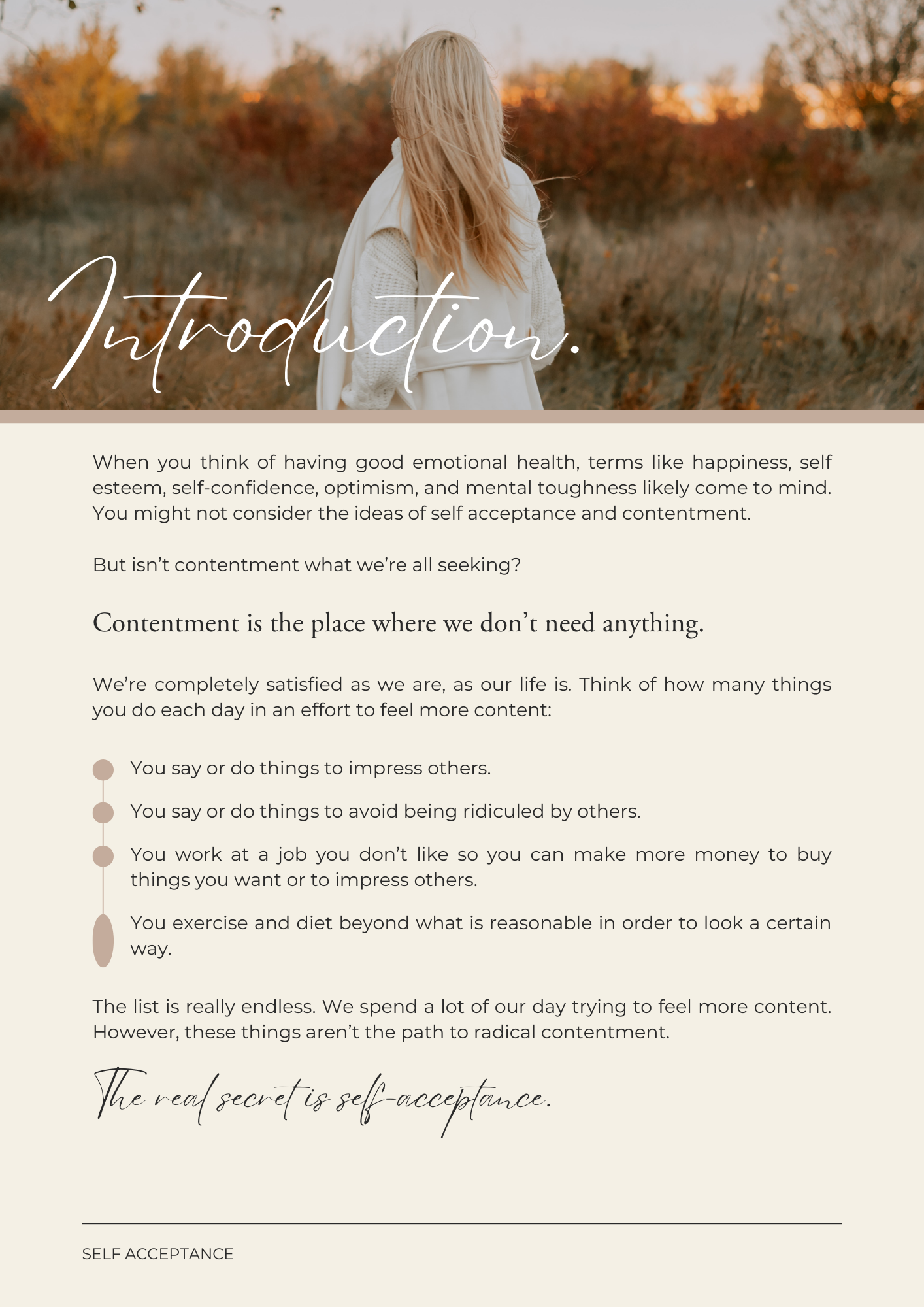 Self-Acceptance – A Gentle Guide to Embracing Who You Are