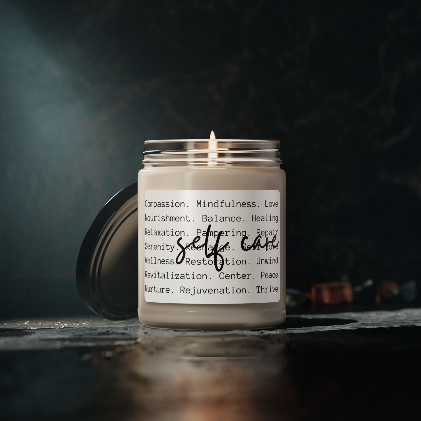 "Self-Care Candle" Aromatherapy Scented 9oz — Soy Candle