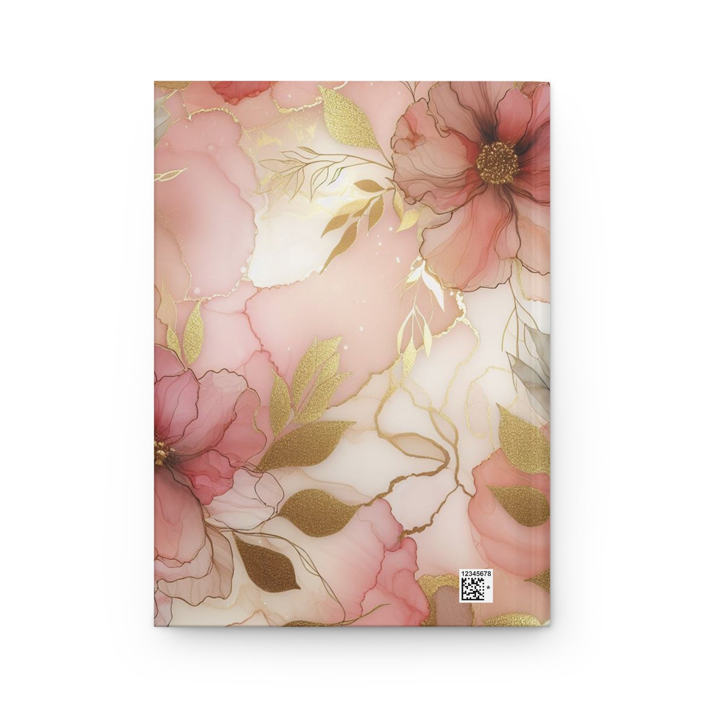 Hardcover Journal — "Coffee in One Hand, Ambition in the Other" Floral Notebook