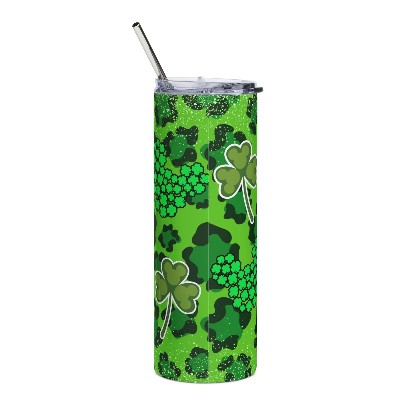 St. Patrick's Lucky Dude 20oz Stainless Steel Tumbler – Insulated Shamrock Travel Cup