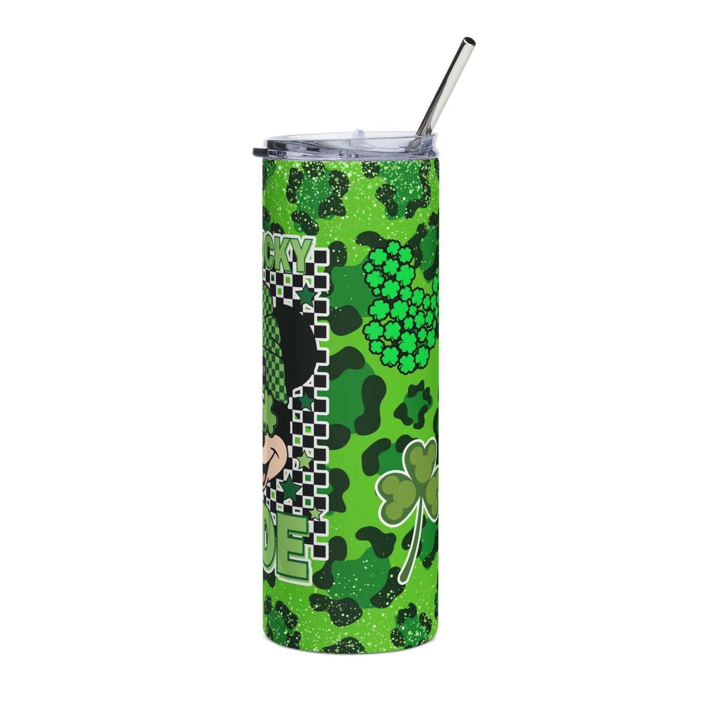 St. Patrick's Lucky Dude 20oz Stainless Steel Tumbler – Insulated Shamrock Travel Cup