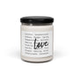 'Love' Aromatherapy Candle, 9oz Relaxing Gift — Scented Soy Candle