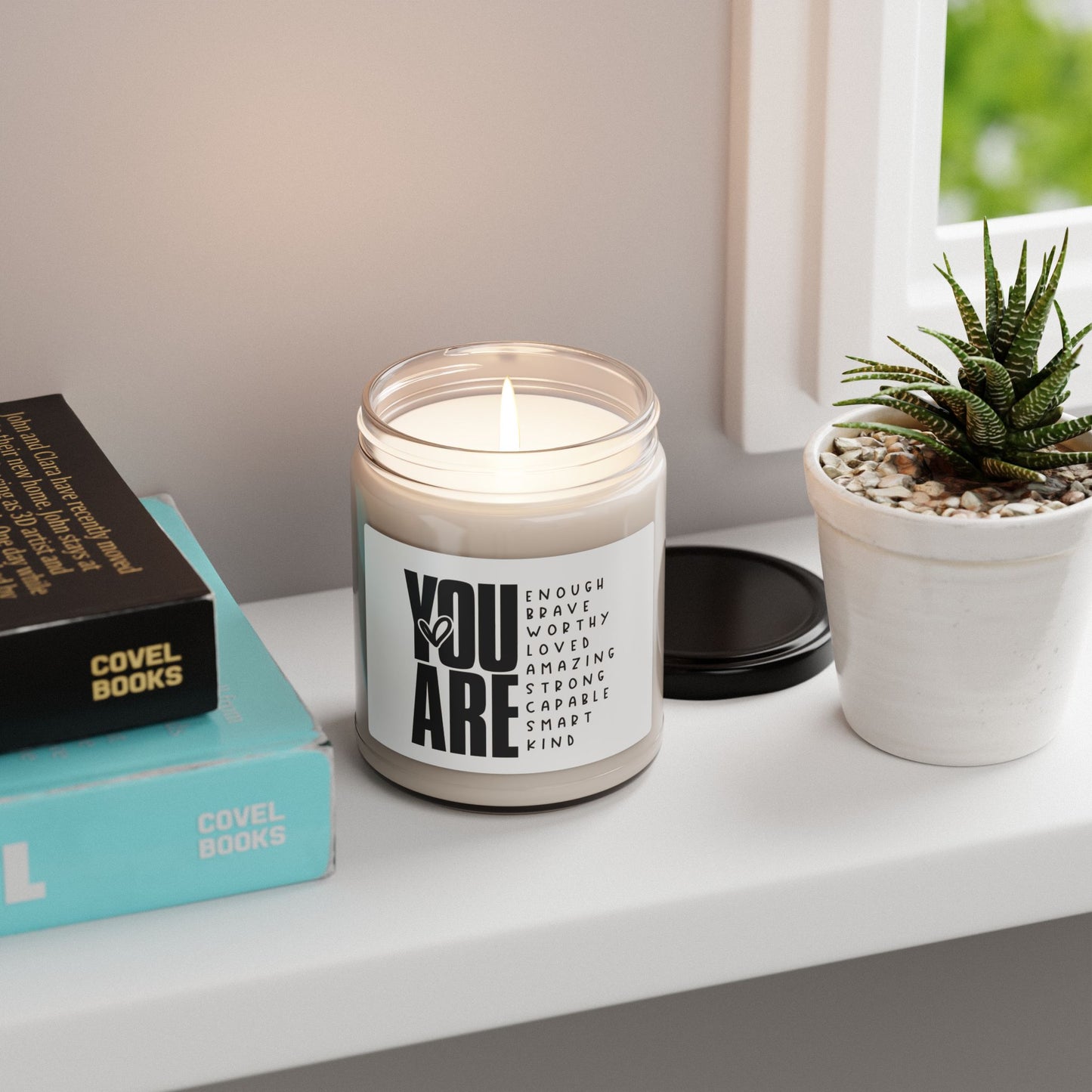 You Are Inspirational Soy Candle — 9 oz Scented Jar (Encouragement Gift)