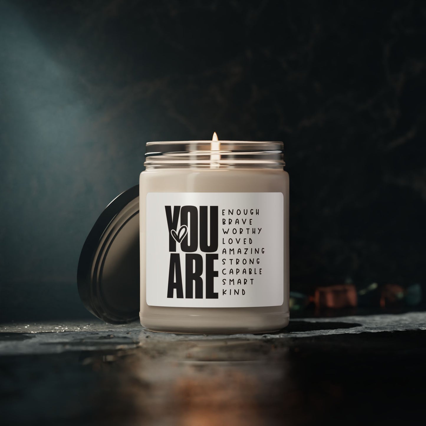 You Are Inspirational Soy Candle — 9 oz Scented Jar (Encouragement Gift)