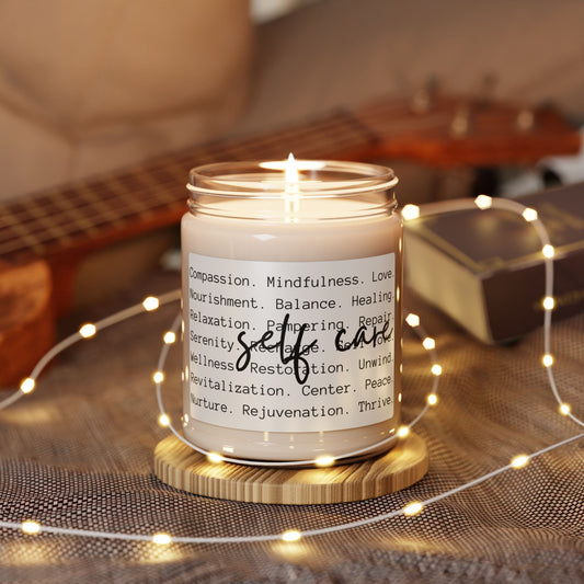 "Self-Care Candle" Aromatherapy Scented 9oz — Soy Candle