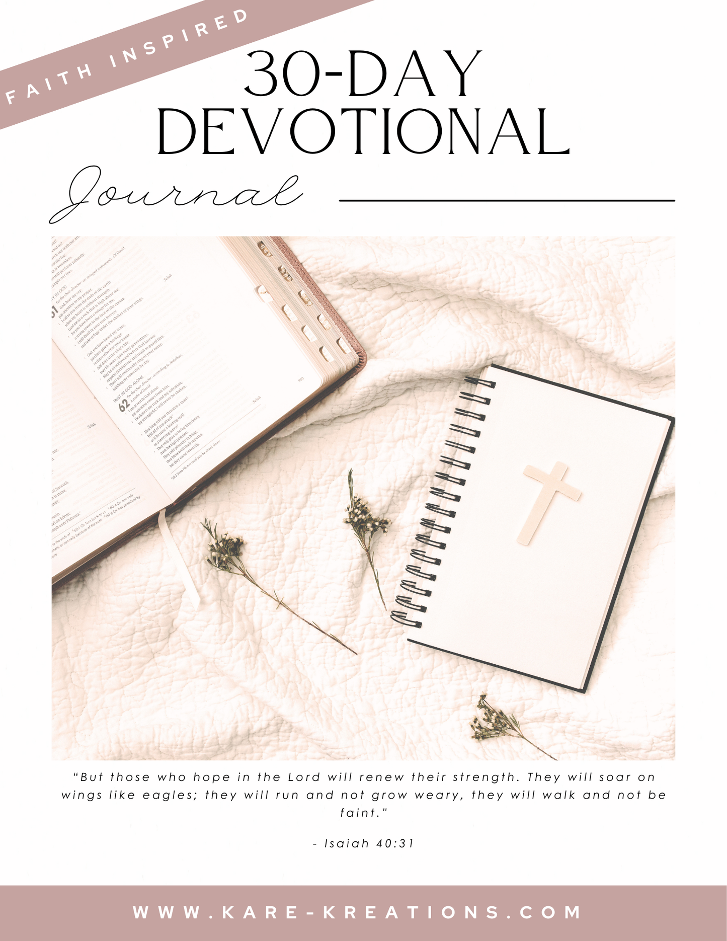 30-Day Devotional Journal | Daily Reflection, Prayer & Spiritual Growth