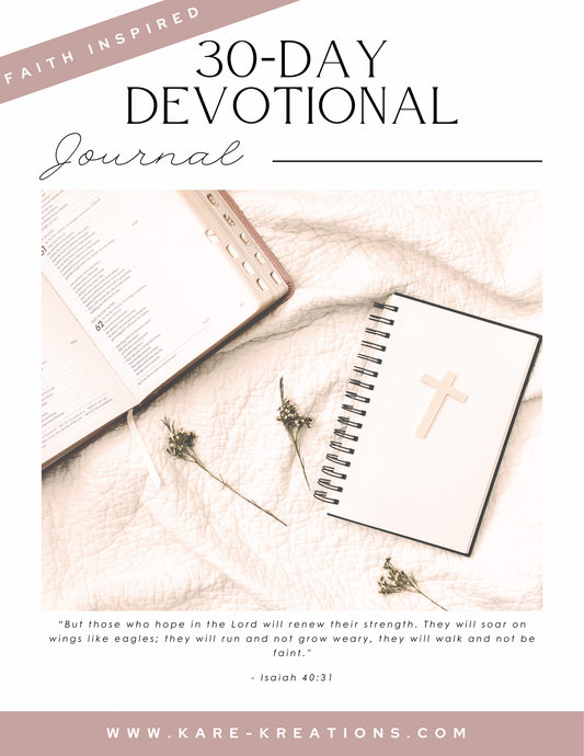 30-Day Devotional Journal | Daily Reflection, Prayer & Spiritual Growth