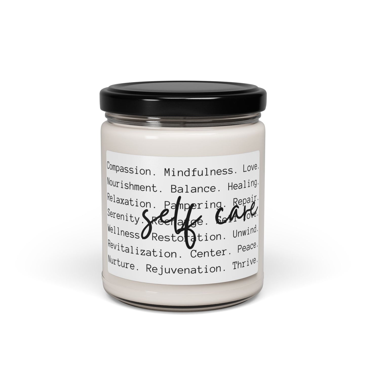 "Self-Care Candle" Aromatherapy Scented 9oz — Soy Candle