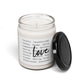 'Love' Aromatherapy Candle, 9oz Relaxing Gift — Scented Soy Candle