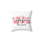 A Home Filled With Love Pillow — Proverbs 24:3-4 Christian Decorative Throw Pillow
