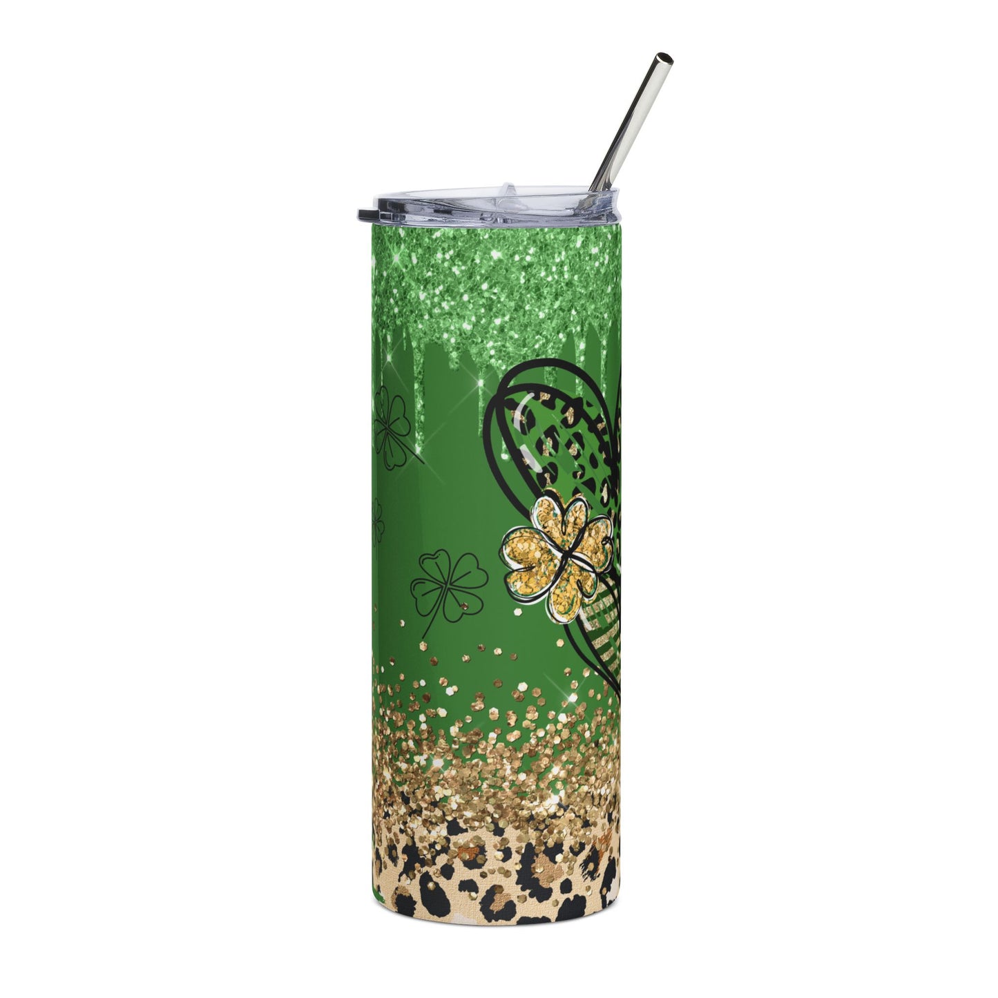 Celebrate the luck of the Irish-Stainless Steel Tumbler, 20oz