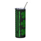 Green Shamrock American Flag Design (St. Patrick’s Day)  — Stainless Steel Tumbler 20oz