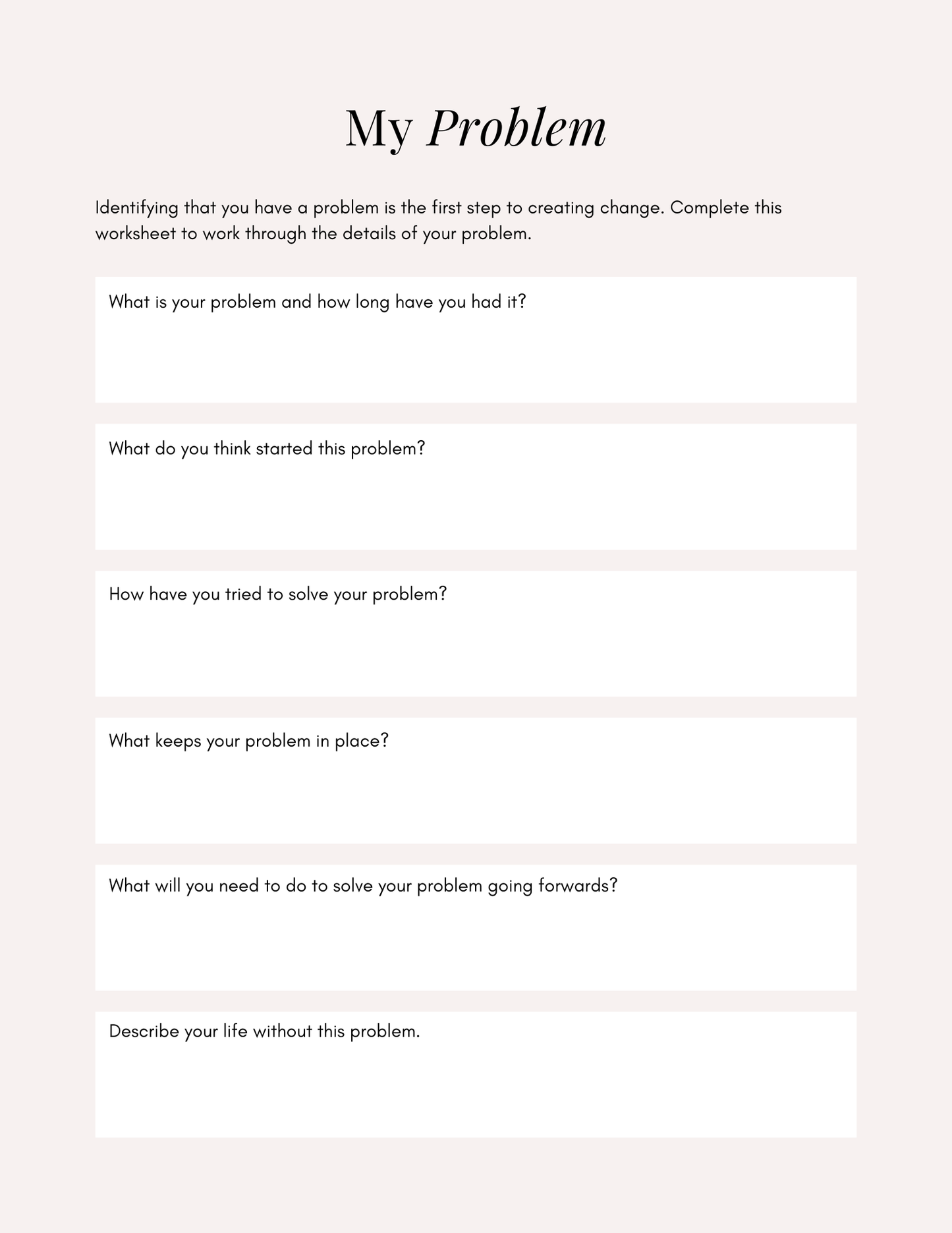 Self-Care Goal Setting Workbook | Create Intentional Goals That Support Your Well-Being